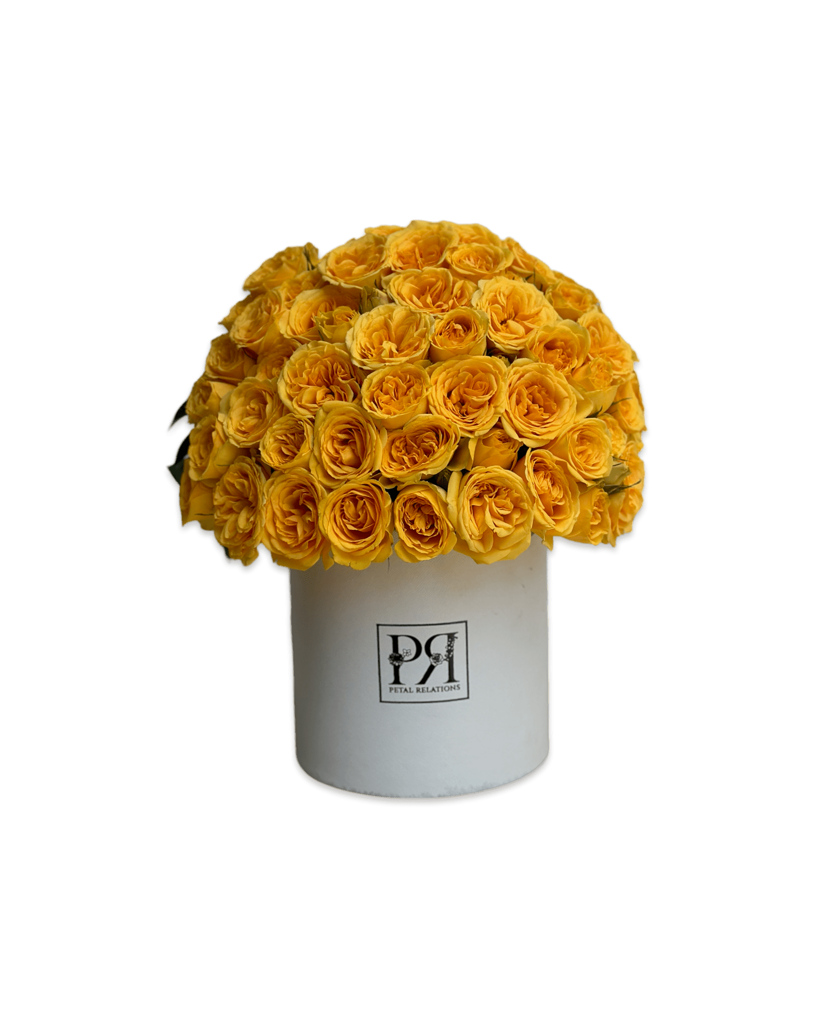 Baby Roses in a Mini Box - Petal Relations LA