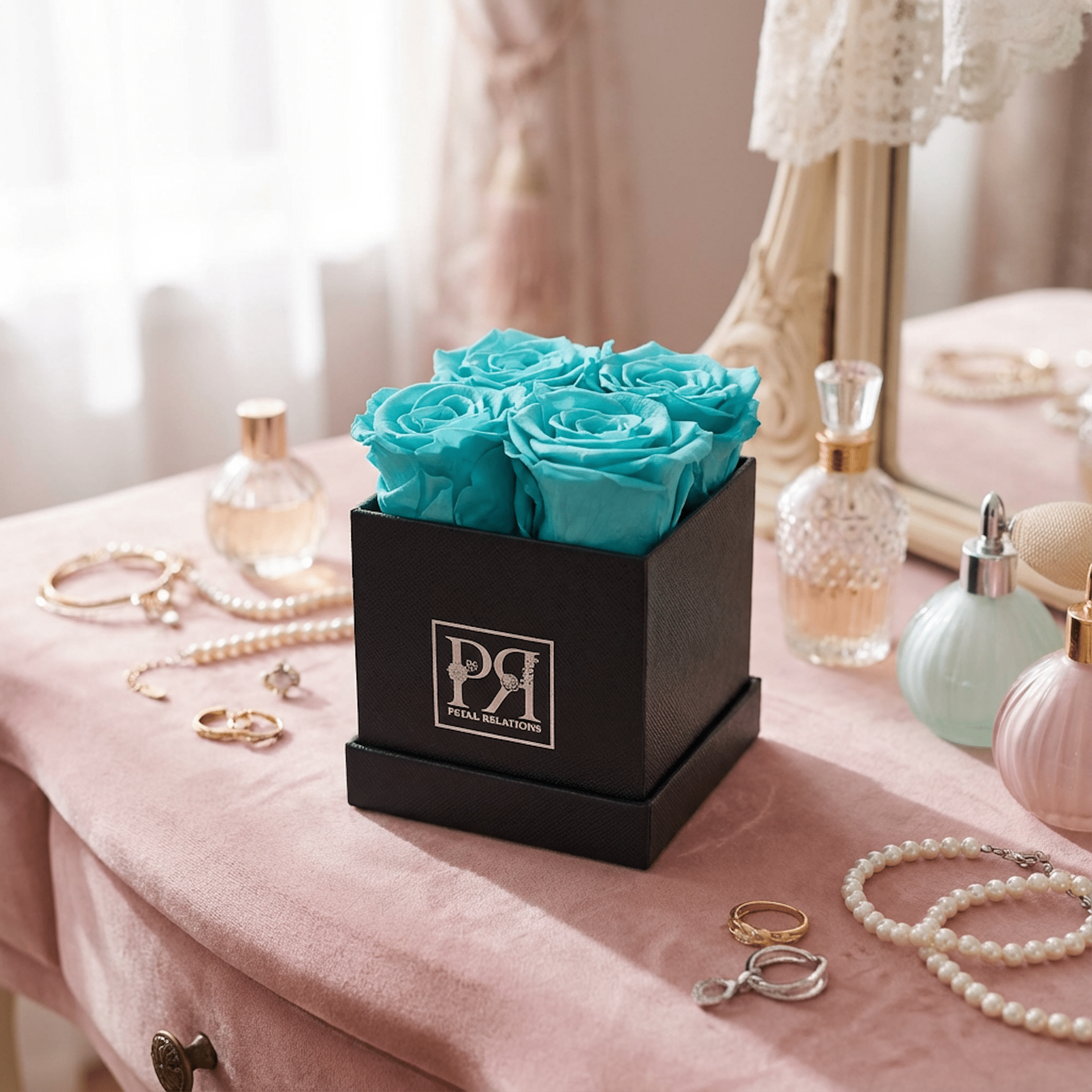 Forever Square in a Box - Petal Relations LA