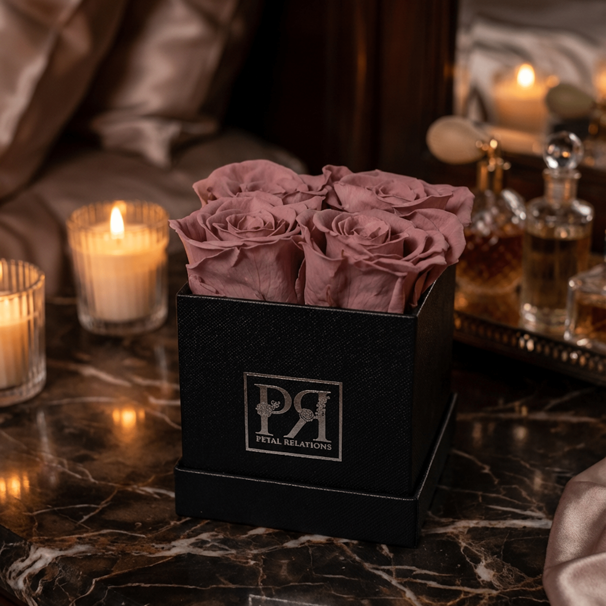 Forever Square in a Box - Petal Relations LA