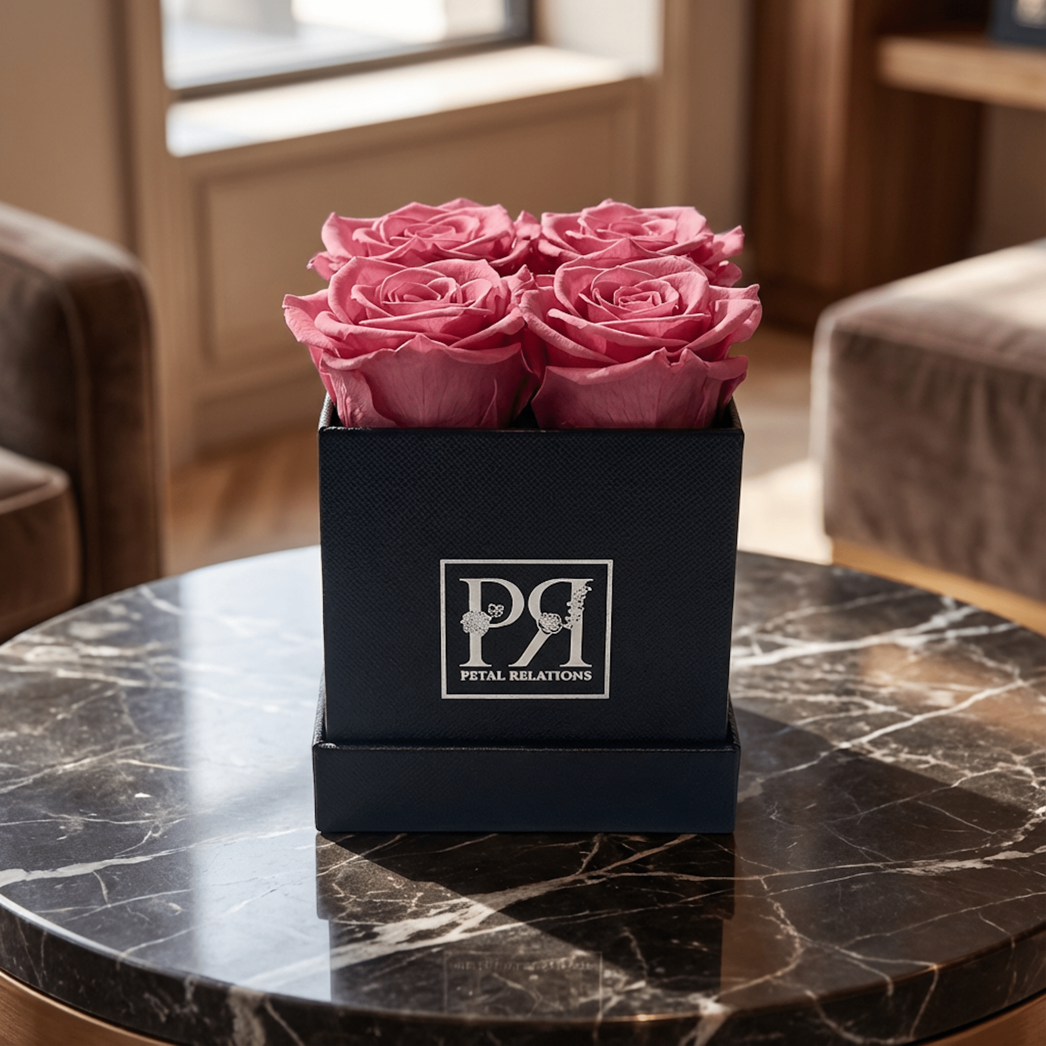 Forever Square in a Box - Petal Relations LA