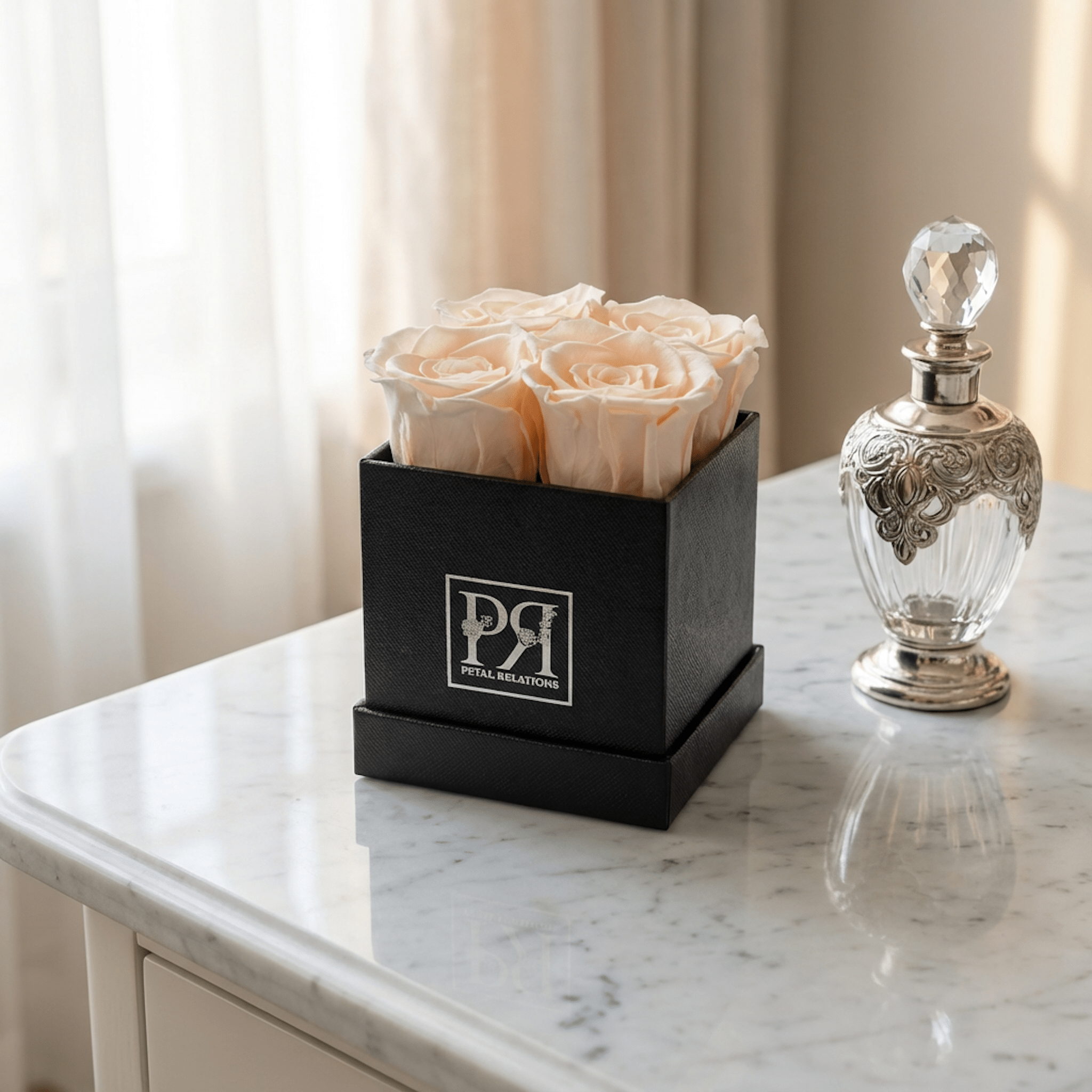Forever Square in a Box - Petal Relations LA