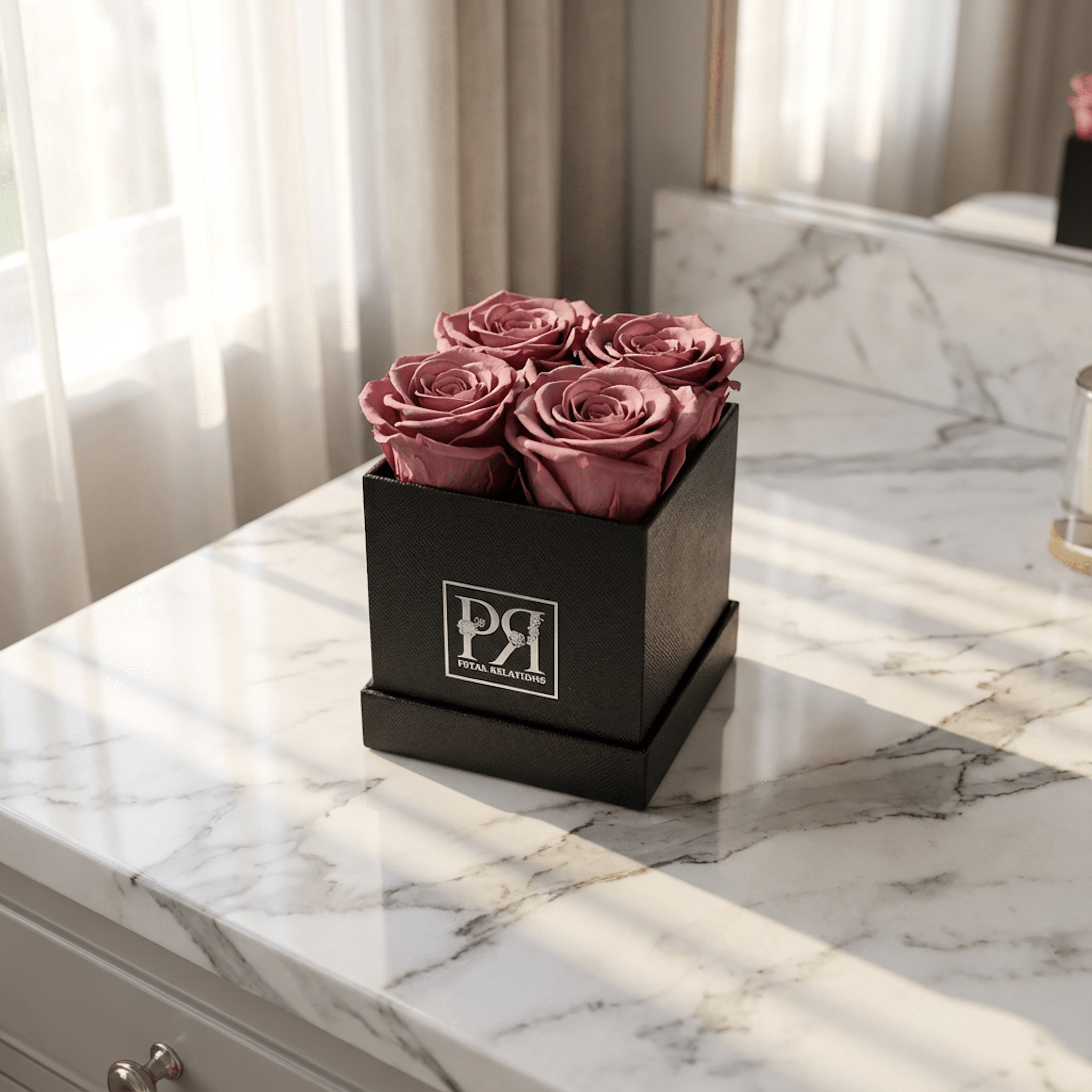Forever Square in a Box - Petal Relations LA