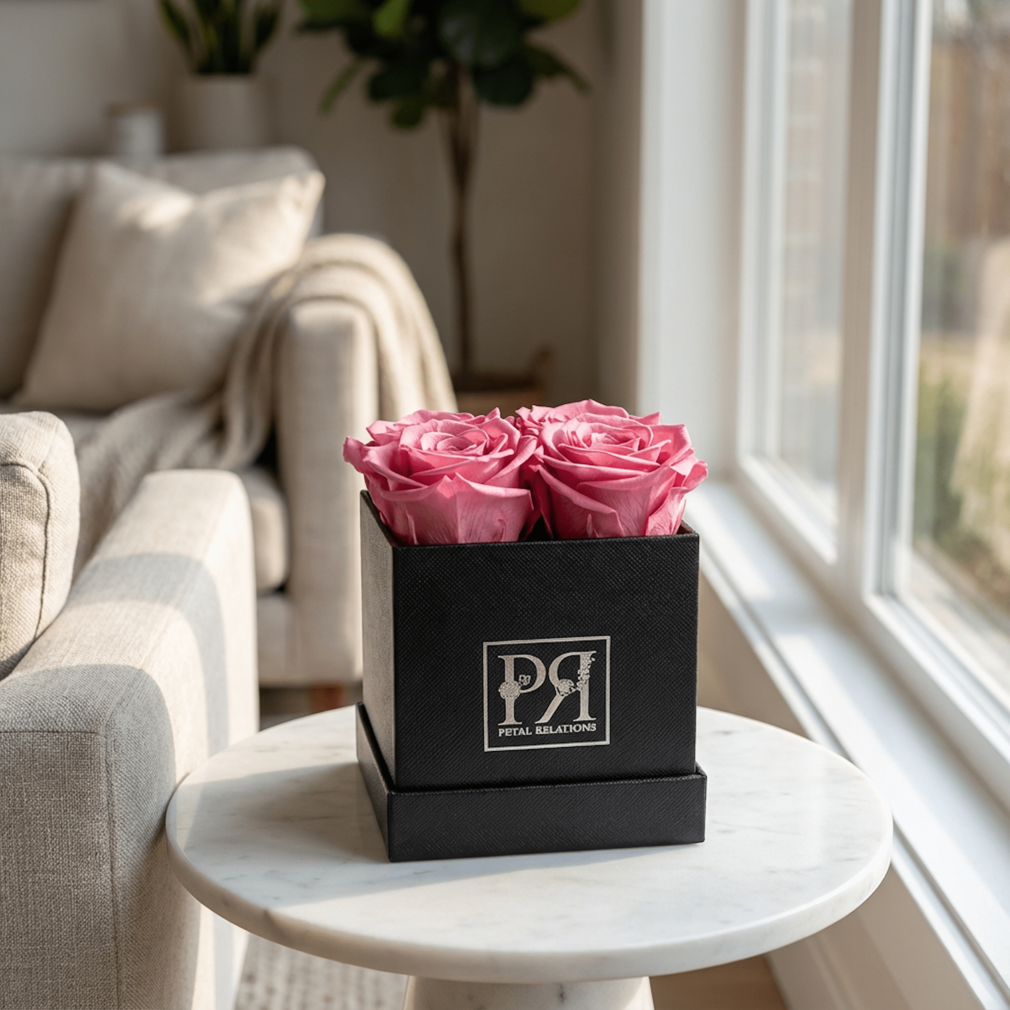 Forever Square in a Box - Petal Relations LA