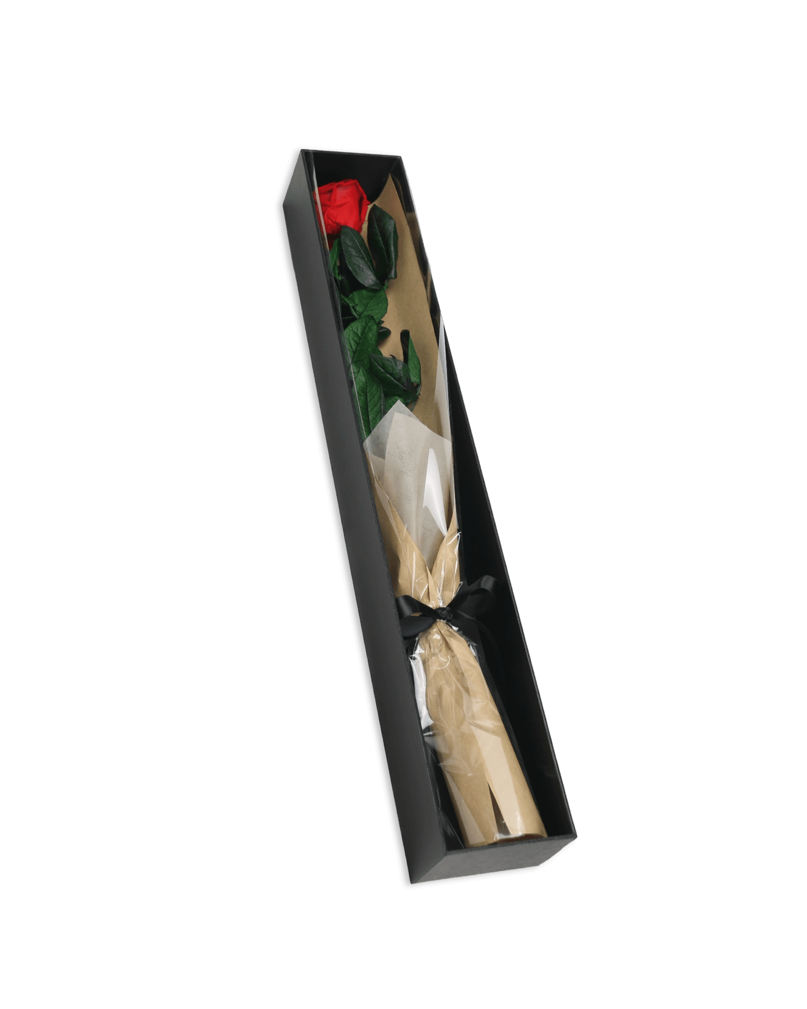 Long Stem Forever Red Rose - Petal Relations LA