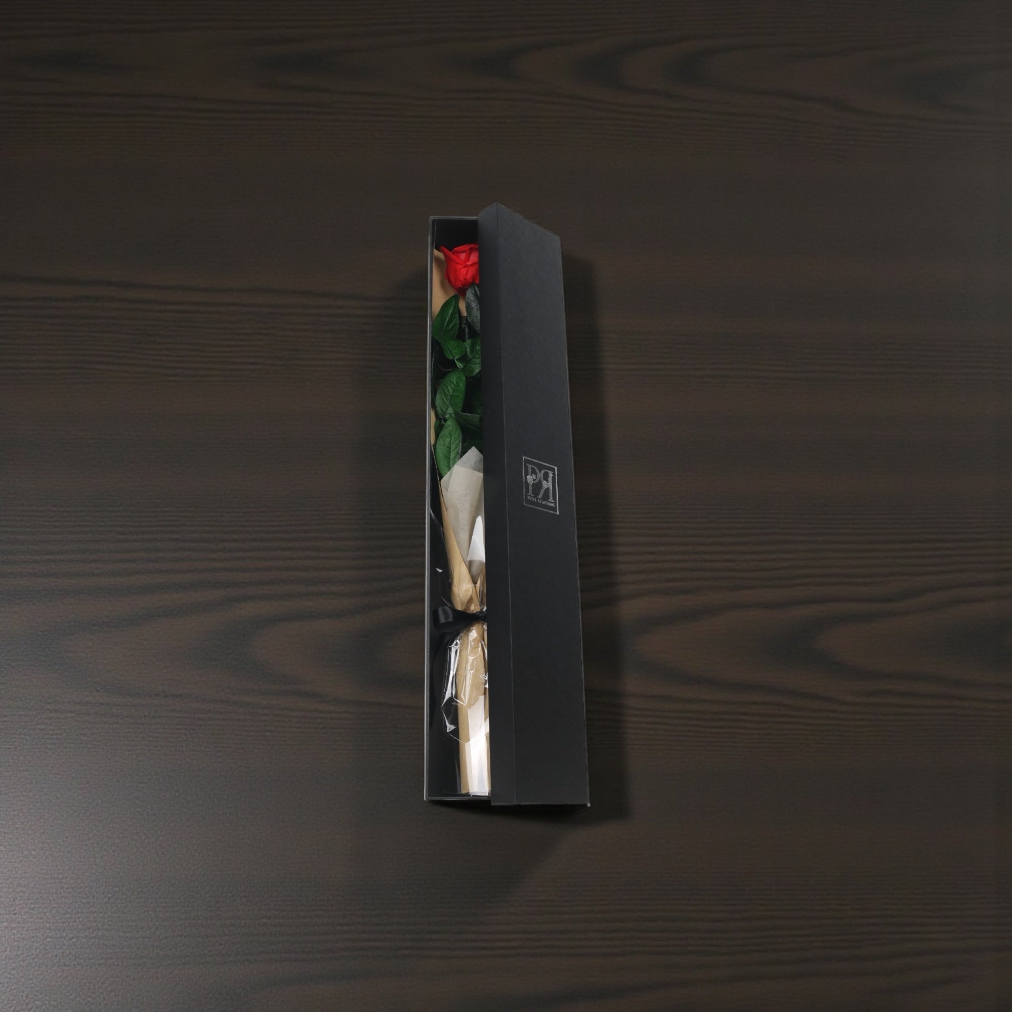 Long Stem Forever Red Rose - Petal Relations LA