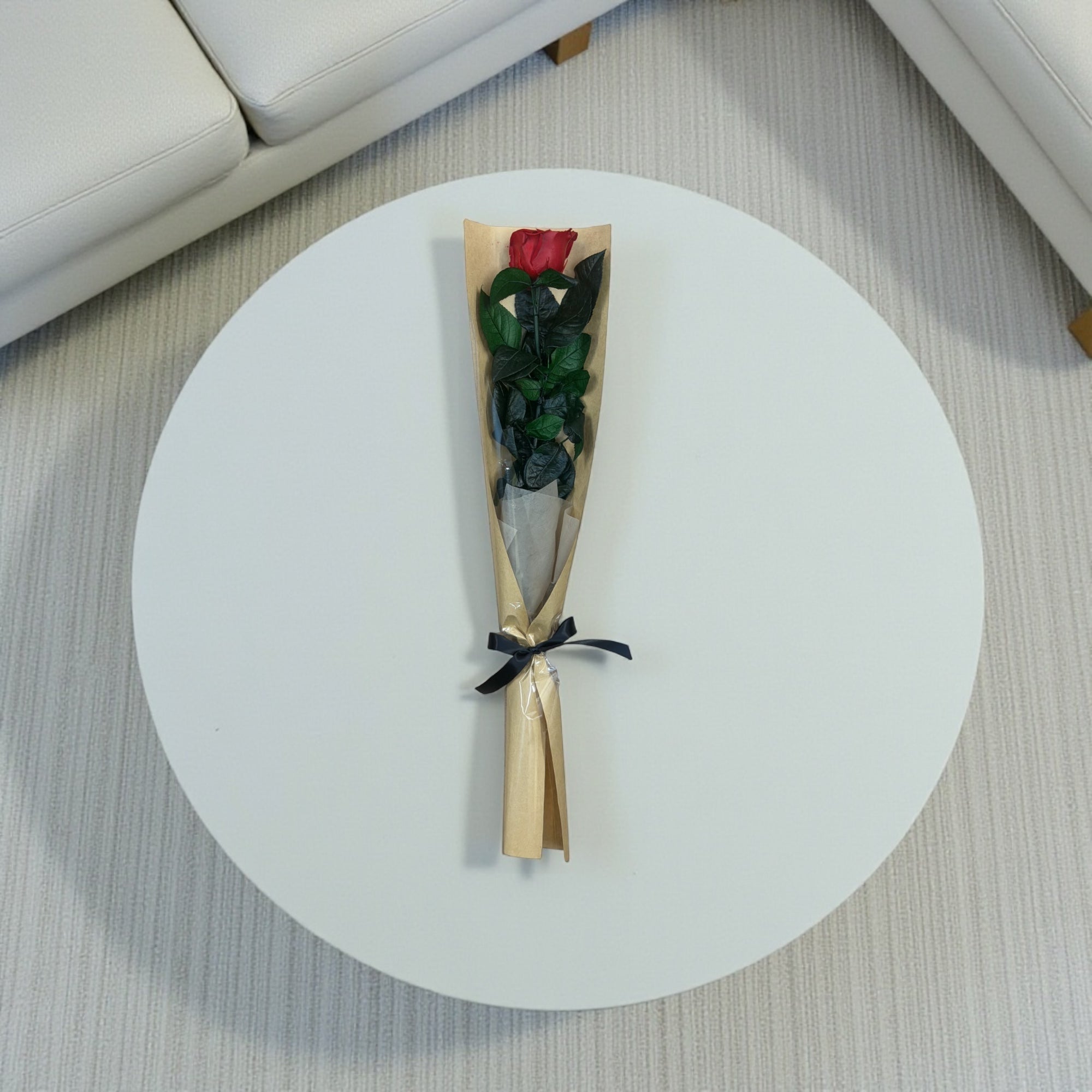 Long Stem Forever Red Rose - Petal Relations LA
