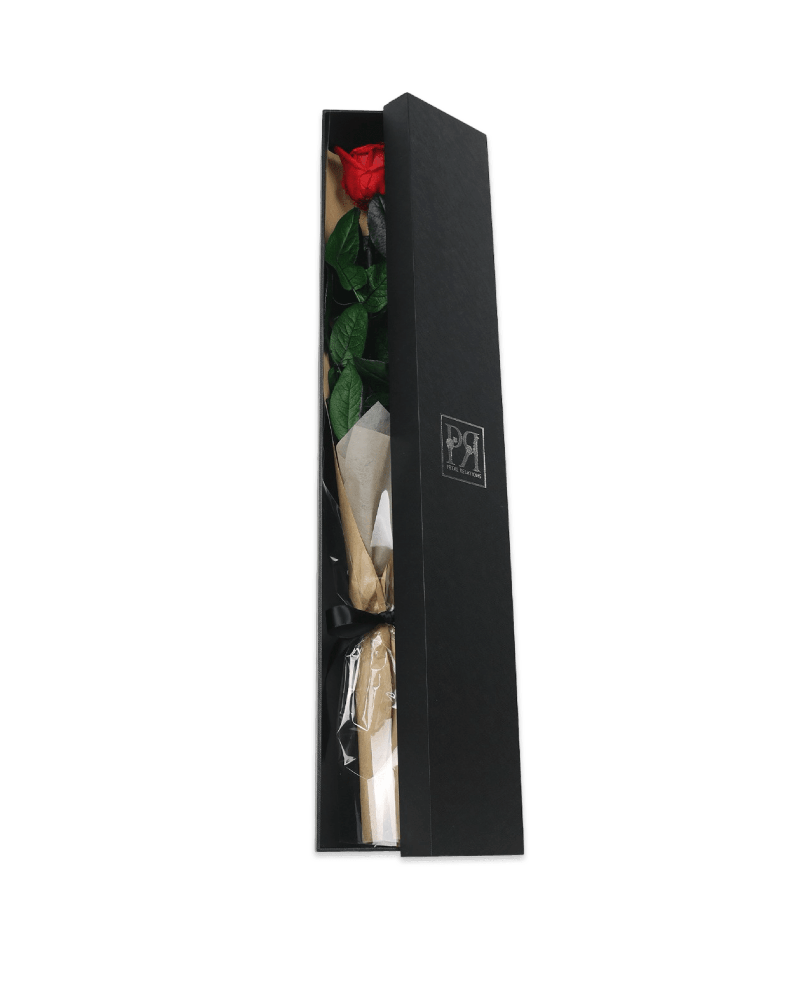 Long Stem Forever Red Rose - Petal Relations LA