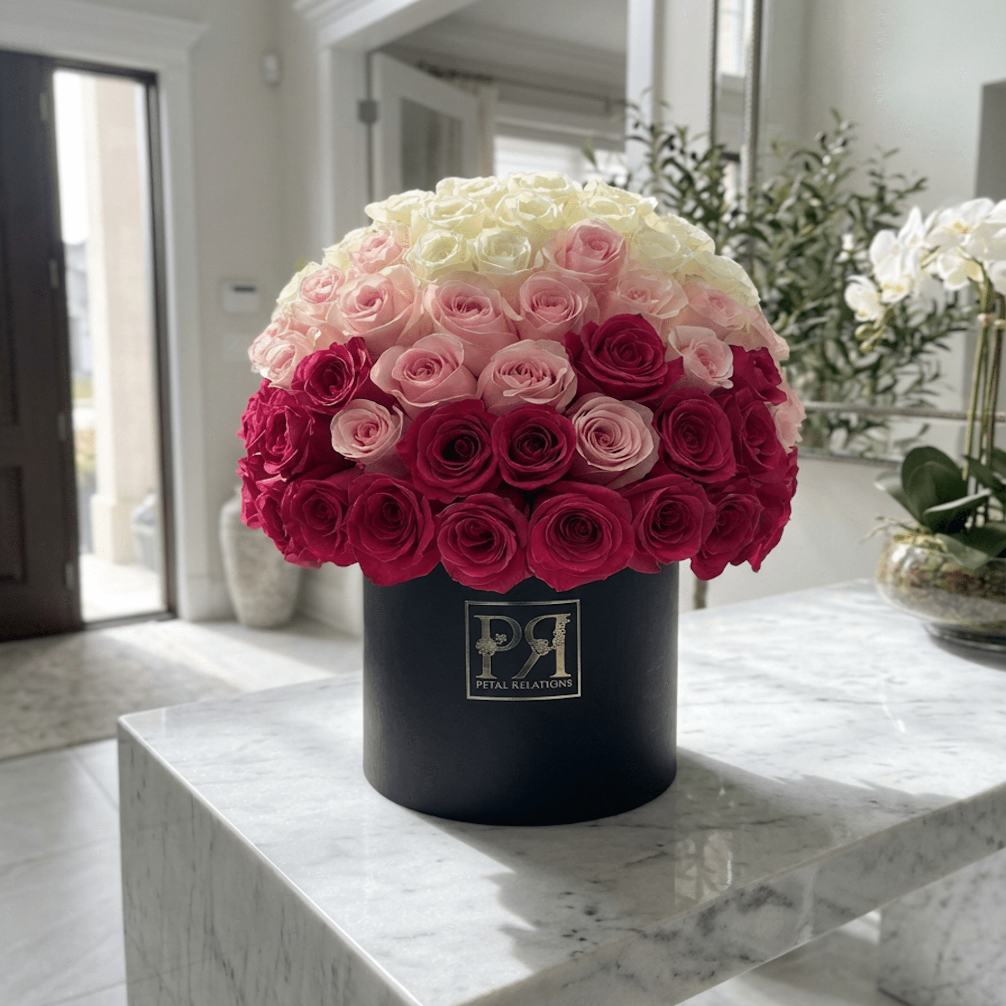 Pink Ombre in a Box - Petal Relations LA