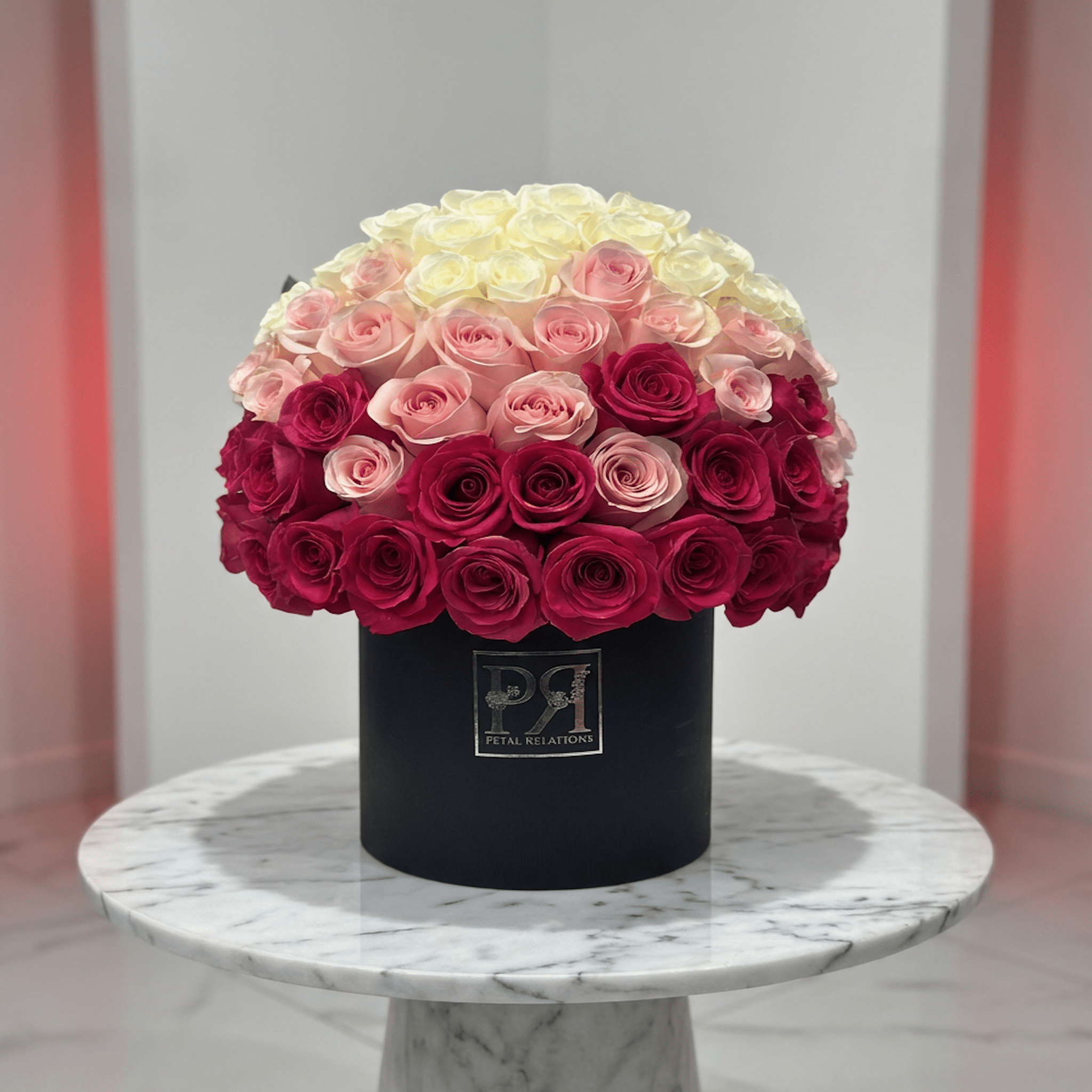 Pink Ombre in a Box - Petal Relations LA