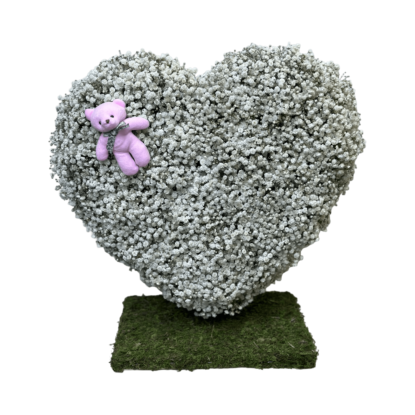 PR Standing Heart: Baby's Breath - Petal Relations LA