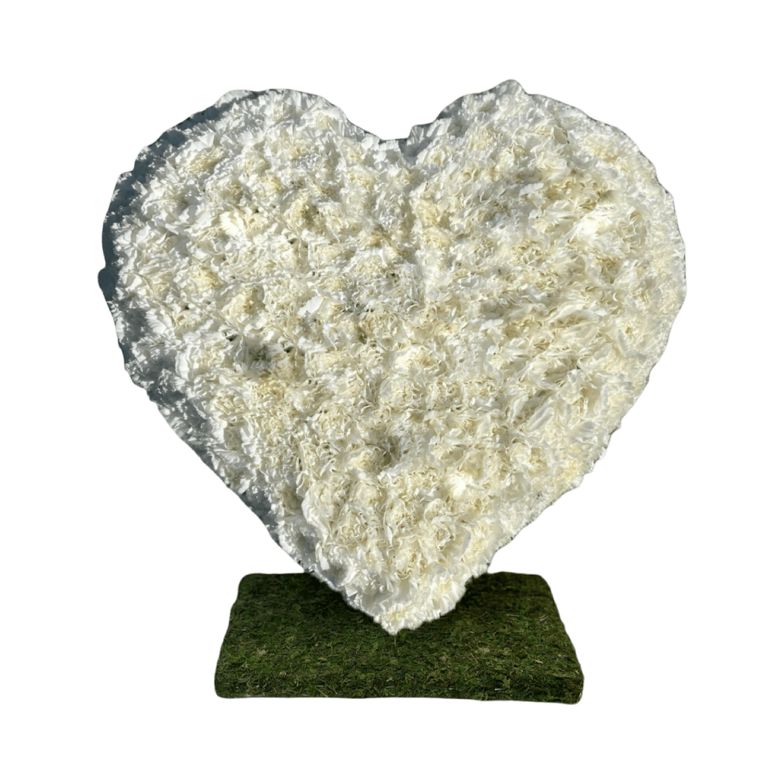 PR Standing Heart: Carnations - Petal Relations LA