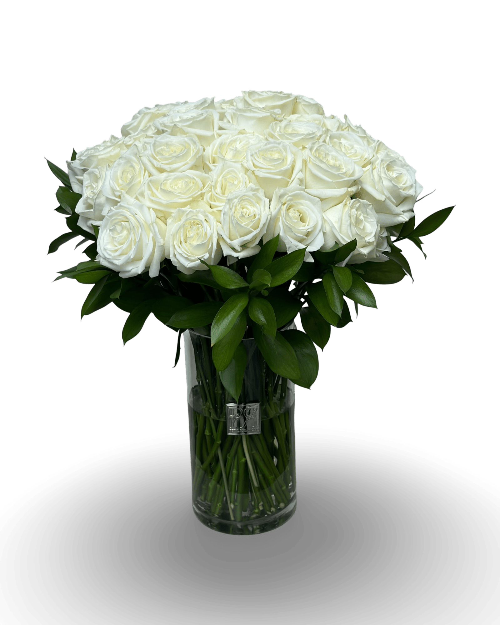 Simply Rose in Tall Glass - Petal Relations LA