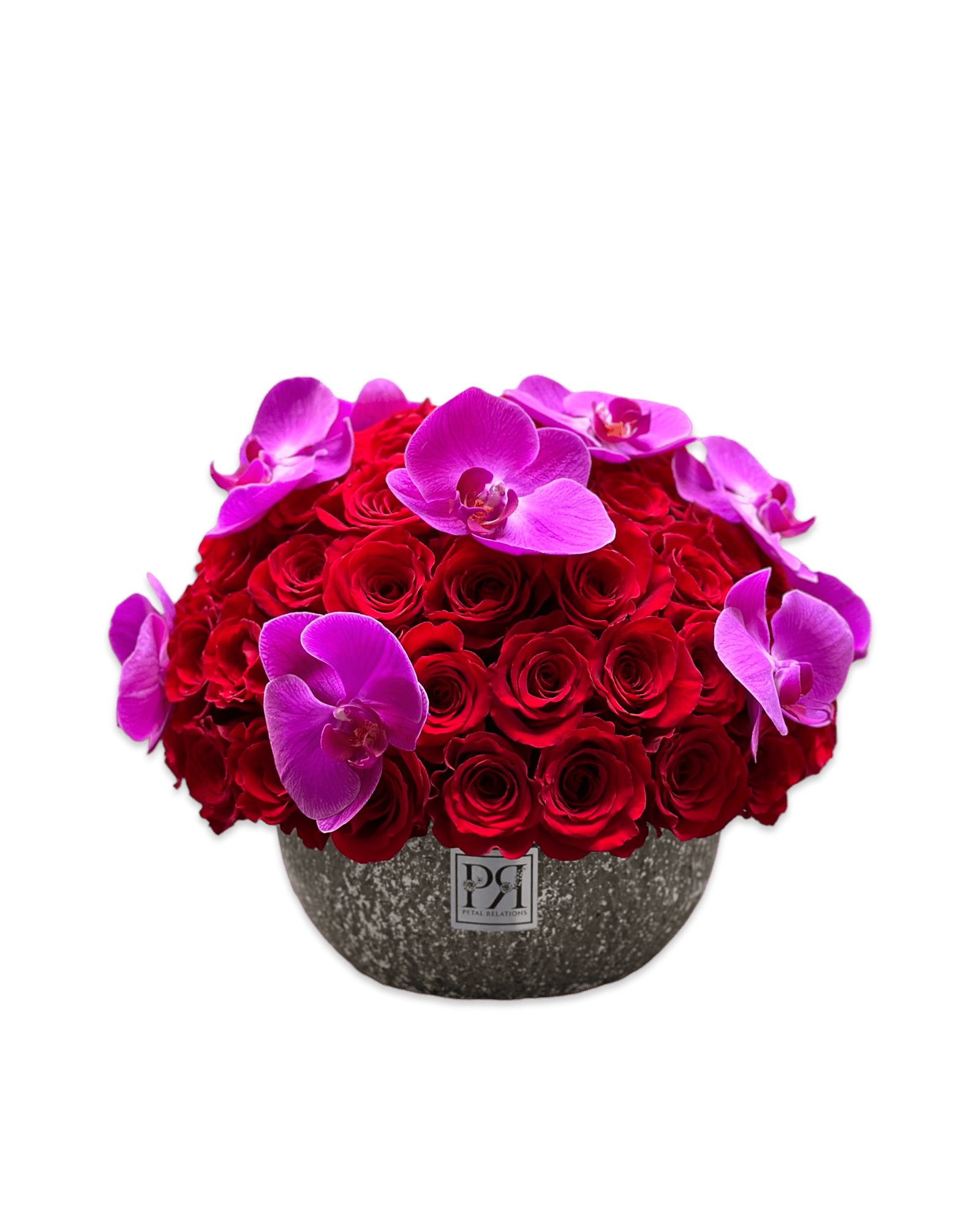 Simply Rose with Phalaenopsis Orchids - Petal Relations LA