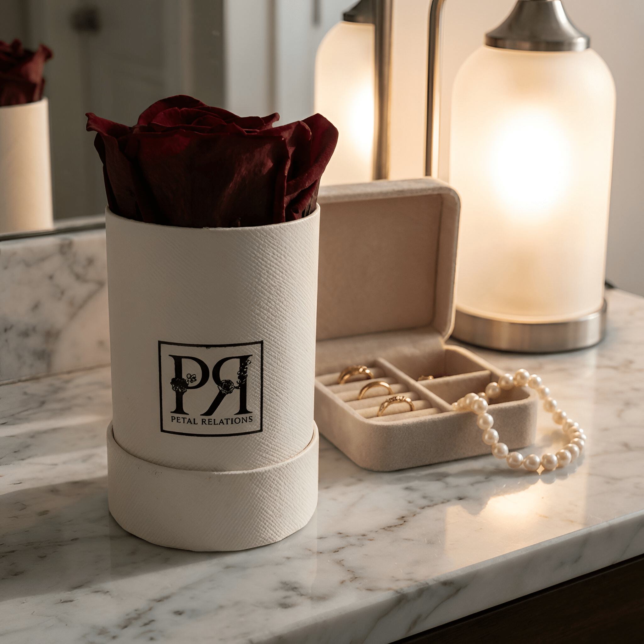 Single - Forever Rose in a Box - Petal Relations LA